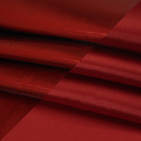 Double Faced Lame Mikado - Red - Sara Collection