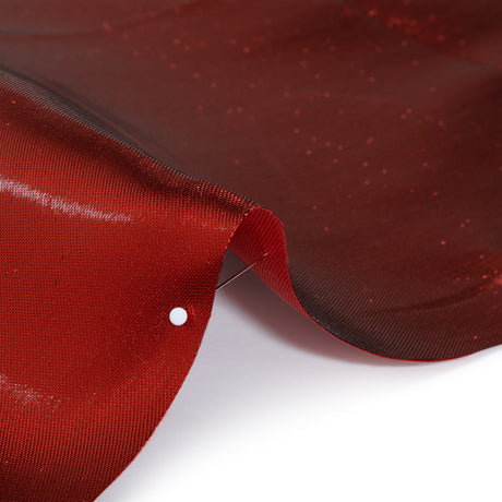 Double Faced Lame Mikado - Red - Sara Collection