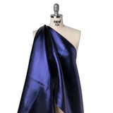 Double Faced Lame Mikado - Navy Blue - Sara Collection