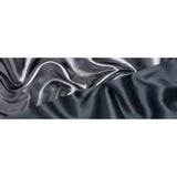 Double Faced Lame Mikado - Stormy Blue-Gray - Sara Collection