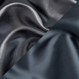 Double Faced Lame Mikado - Stormy Blue-Gray - Sara Collection
