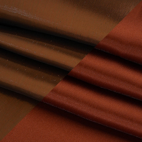 Double Faced Lame Mikado - Adobe Brown - Sara Collection