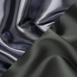 Double Faced Lame Mikado - Storm Cloud - Sara Collection