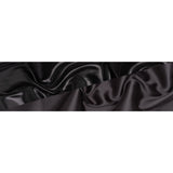 Double Faced Lame Mikado - Charcoal - Sara Collection