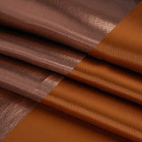 Double Faced Lame Mikado - Burnt Orange - Sara Collection