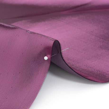 Double Faced Lame Mikado - Thistle - Sara Collection
