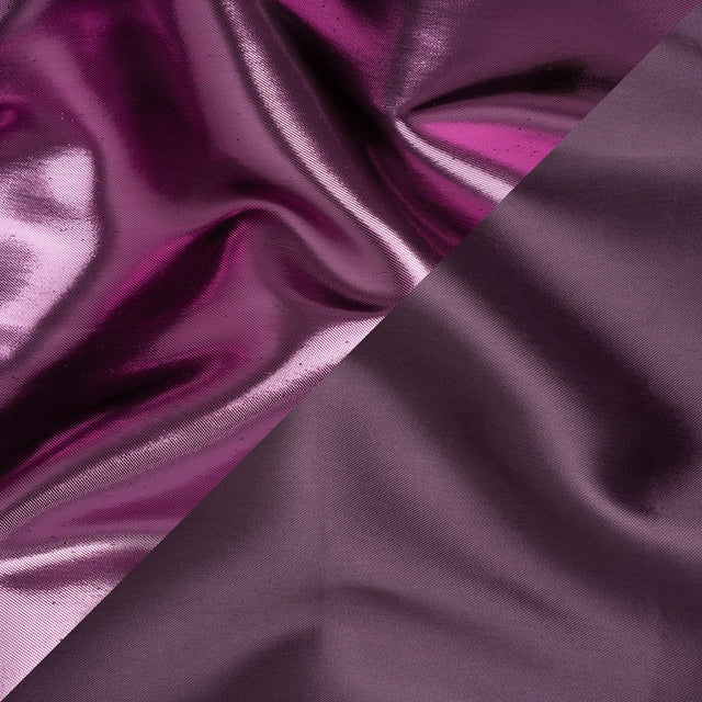 Double Faced Lame Mikado - Thistle - Sara Collection