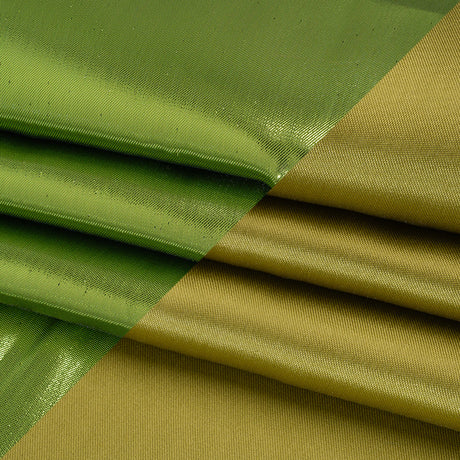 Double Faced Lame Mikado - Chartreuse - Sara Collection