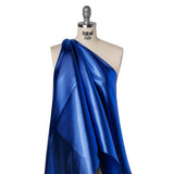 Double Faced Lame Mikado - Cobalt Blue - Sara Collection