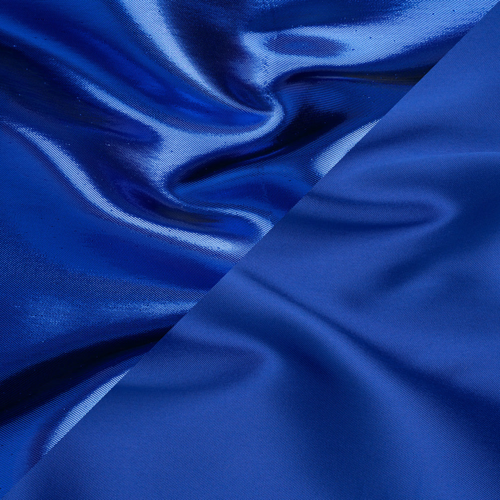 Double Faced Lame Mikado - Cobalt Blue - Sara Collection