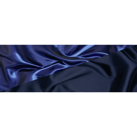 Double Faced Lame Mikado - Midnight Blue - Sara Collection