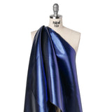 Double Faced Lame Mikado - Midnight Blue - Sara Collection