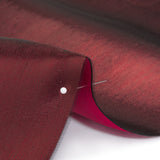 Double Faced Lame Mikado - Cranberry - Sara Collection