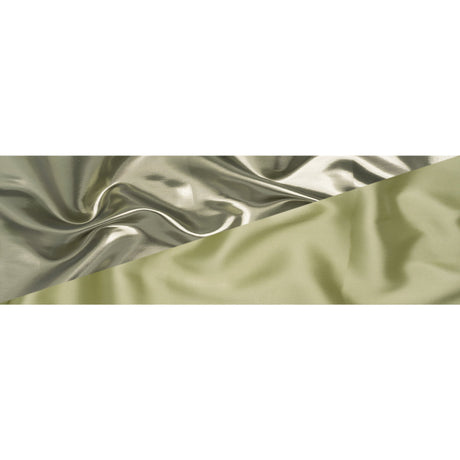 Double Faced Lame Mikado - Pistachio Green - Sara Collection