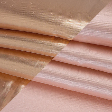 Double Faced Lame Mikado - Peachy Pink - Sara Collection