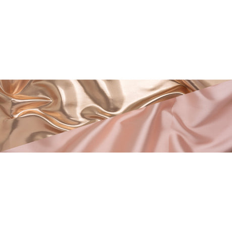 Double Faced Lame Mikado - Peachy Pink - Sara Collection
