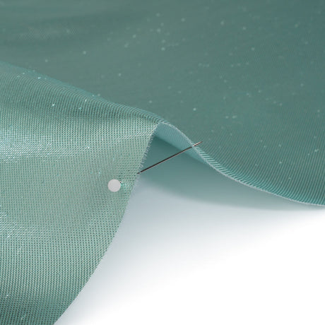 Double Faced Lame Mikado - Mint Green - Sara Collection