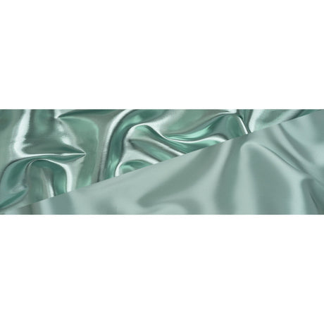 Double Faced Lame Mikado - Mint Green - Sara Collection