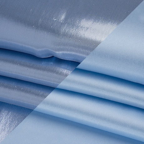 Double Faced Lame Mikado - Baby Blue - Sara Collection