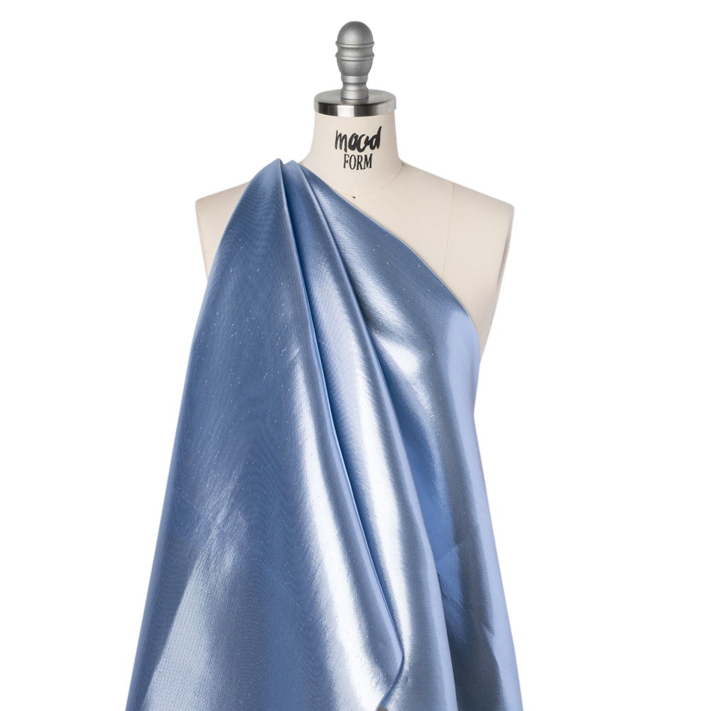Double Faced Lame Mikado - Baby Blue - Sara Collection