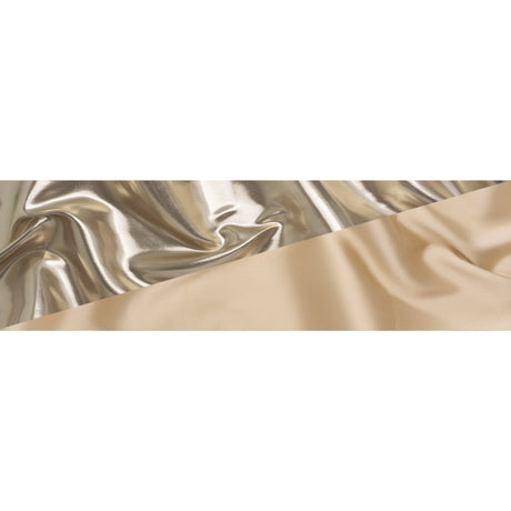 Double Faced Lame Mikado - Oatmeal - Sara Collection