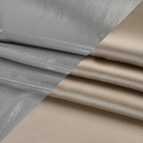 Double Faced Lame Mikado - Dove Gray - Sara Collection