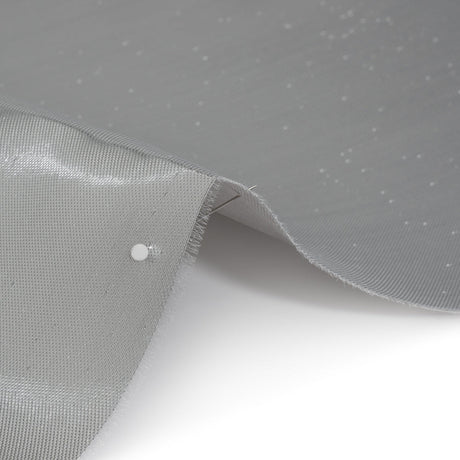 Double Faced Lame Mikado - Dove Gray - Sara Collection