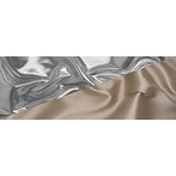 Double Faced Lame Mikado - Dove Gray - Sara Collection