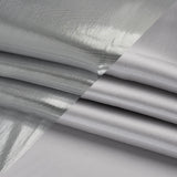 Double Faced Lame Mikado - Silver - Sara Collection