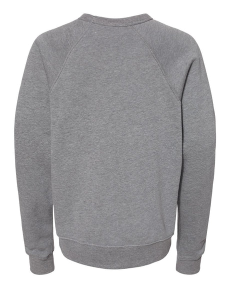 Image 1: Bella Canvas 3901Y Youth Sponge Fleece Crewneck SweatshirtImage 2: Soft fleece kids crewneck pulloverImage 3: Youth Bella Canvas sweatshirt designImage 4: Blank youth sweatshirt for printingImage 5: Comfortable children's fleece apparelImage 6: Premium kids crewneck sweatshirt