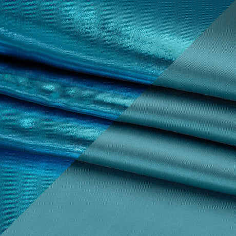 Double Faced Lame Mikado - Dark Blue - Sara Collection