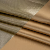 Double Faced Lame Mikado - Tan - Sara Collection