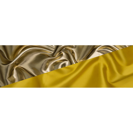 Double Faced Lame Mikado - Yellow - Sara Collection