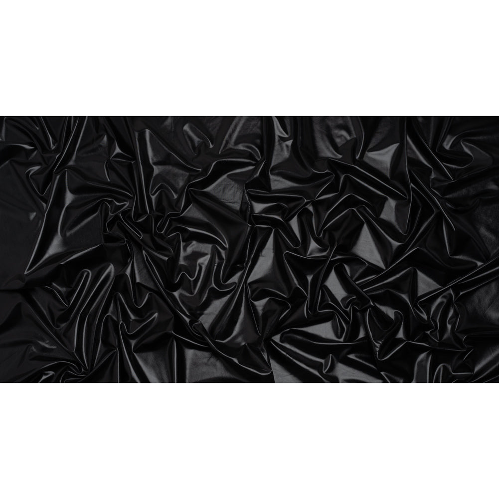 Yaya Han Metallic Foiled Stretch Spandex Polyester Jersey - Black - Cosplay Collection