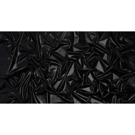 Yaya Han Metallic Foiled Stretch Spandex Polyester Jersey - Black - Cosplay Collection