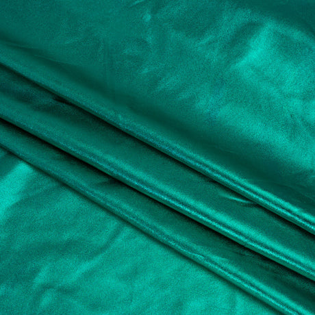 Yaya Han Metallic Foiled Stretch Spandex Polyester Jersey - Emerald Green - Cosplay Collection