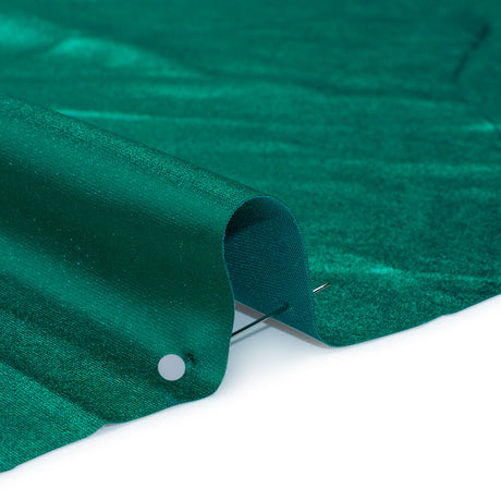 Yaya Han Metallic Foiled Stretch Spandex Polyester Jersey - Emerald Green - Cosplay Collection