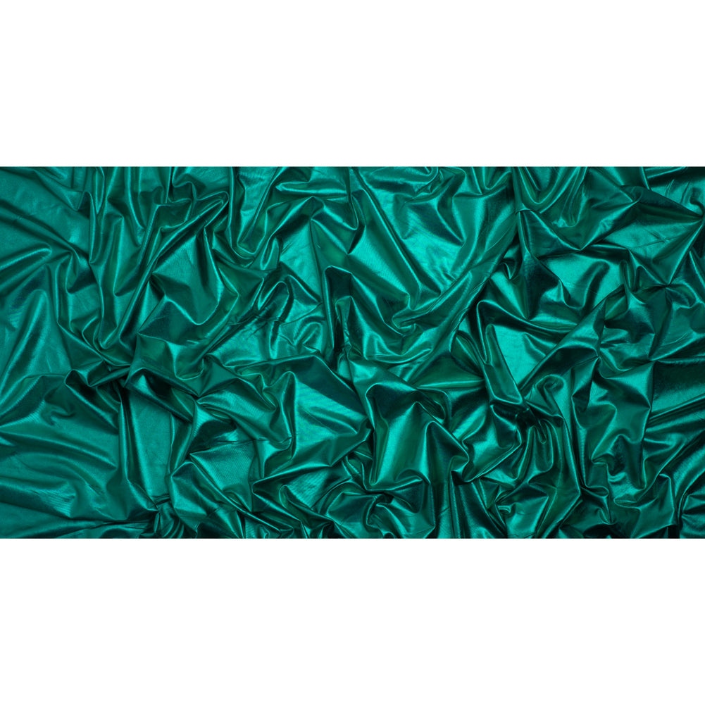 Yaya Han Metallic Foiled Stretch Spandex Polyester Jersey - Emerald Green - Cosplay Collection