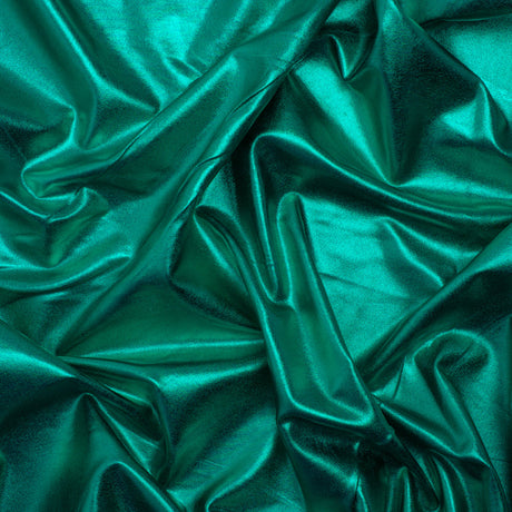 Yaya Han Metallic Foiled Stretch Spandex Polyester Jersey - Emerald Green - Cosplay Collection