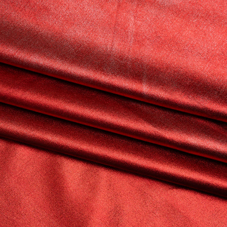 Yaya Han Metallic Foiled Stretch Spandex Polyester Jersey - Red - Cosplay Collection