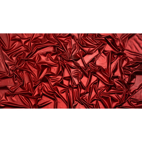 Yaya Han Metallic Foiled Stretch Spandex Polyester Jersey - Red - Cosplay Collection