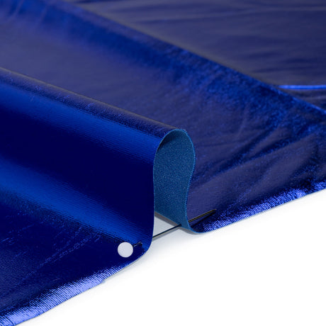 Yaya Han Metallic Foiled Stretch Spandex Polyester Jersey - Cobalt Blue - Cosplay Collection