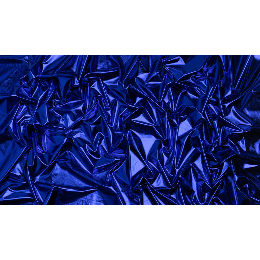 Yaya Han Metallic Foiled Stretch Spandex Polyester Jersey - Cobalt Blue - Cosplay Collection