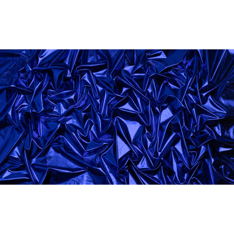Yaya Han Metallic Foiled Stretch Spandex Polyester Jersey - Cobalt Blue - Cosplay Collection