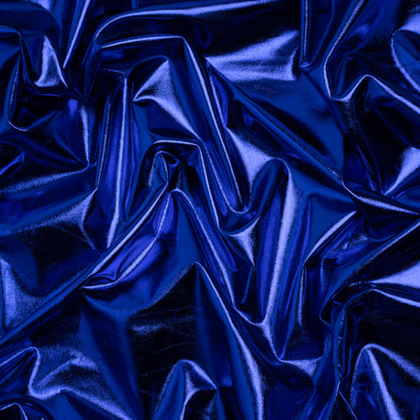 Yaya Han Metallic Foiled Stretch Spandex Polyester Jersey - Cobalt Blue - Cosplay Collection
