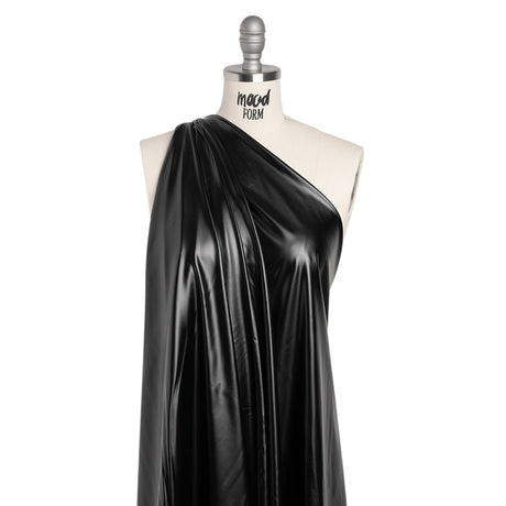 Yaya Han Stretch Faux Leather/Pleather - Glossy Black - Cosplay Collection