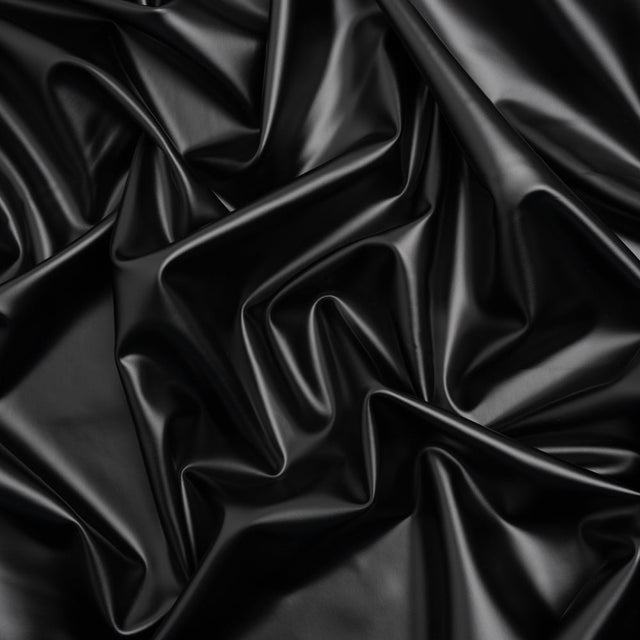 Yaya Han Stretch Faux Leather/Pleather - Glossy Black - Cosplay Collection