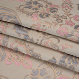 Yaya Han Metallic Duchesse Brocade - Ivory, Pink and Gold Damask Floral - Cosplay Collection