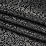 Yaya Han Polyester and Nylon Brocade - Imperial Silver and Black Damask - Cosplay Collection