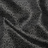 Yaya Han Polyester and Nylon Brocade - Imperial Silver and Black Damask - Cosplay Collection